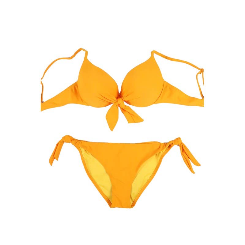 Belle Com'Elle - Wholesale Two Piece Swimsuit - Women's - Padded Bikini Swimsuit with Knot / SY221018