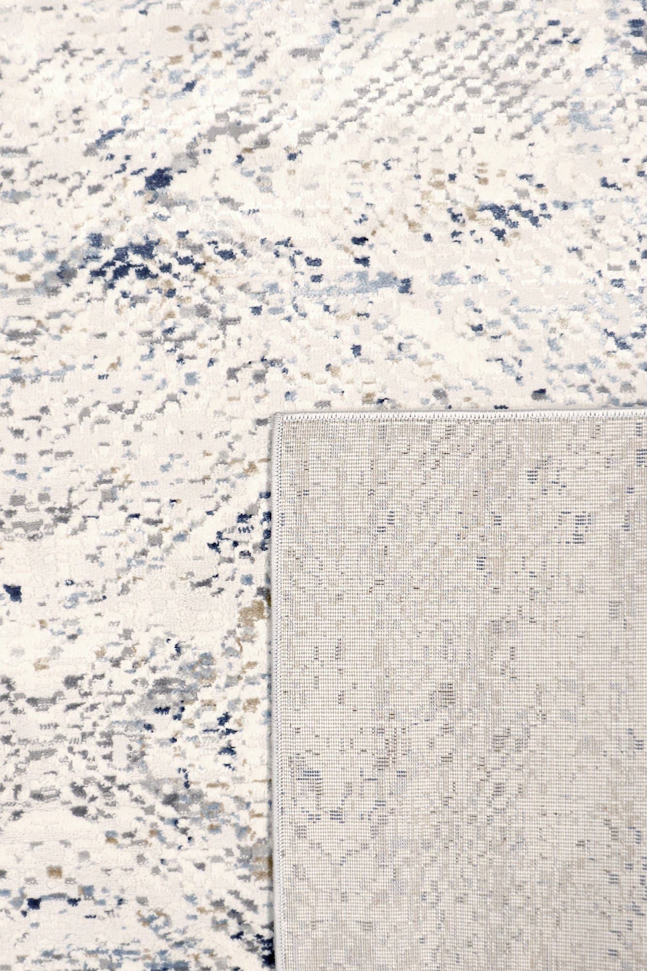 Pasargad Home - Wholesale Area Rug - Efes Geometric Light Gray/Light Blue Area Rug5