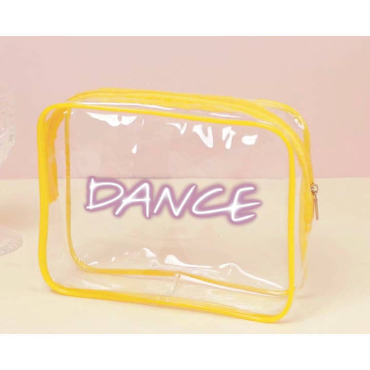 REMOVED BRAND – bolsa de maquilhagem e cosméticos por atacado – Dance Gift Saco cosmético transparente para maquilhagem e bolsa com zíper 2
