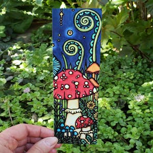 Magnetic Bookmark Mushroom