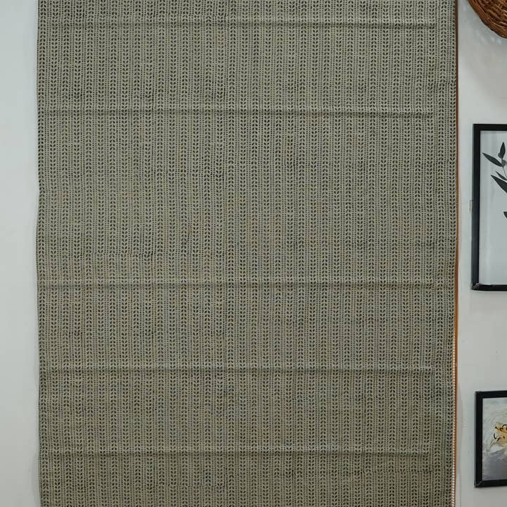 Fabdivine - Wholesale Blinds - Handcrafted Block Print Thick Linen Roman Curtain- Ratanbel