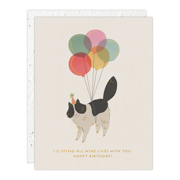 Seedlings - Wholesale Birthday Card - Birthday Kitty - Birthday Card