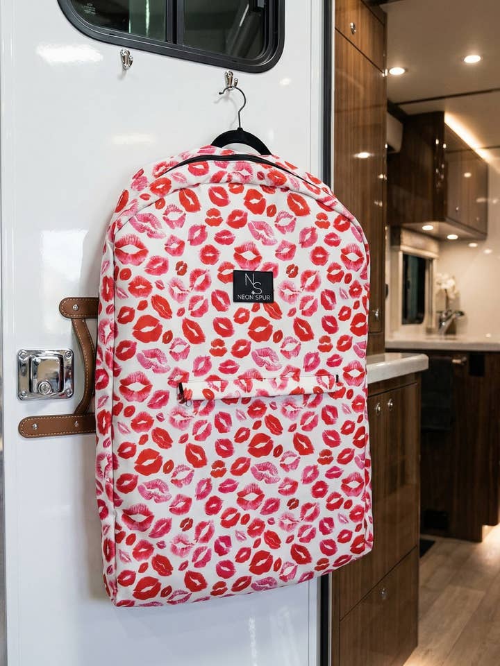Smooch Compact Travel Hanging Garment Bag for wholesale by Neon Spur LLC
