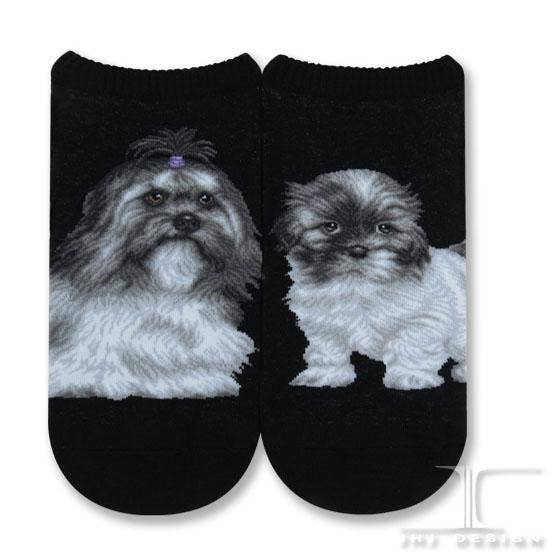 JHJ International Company Limited - Wholesale Socks - Men's - Dogs Ankles - Shih Tzu Men Size