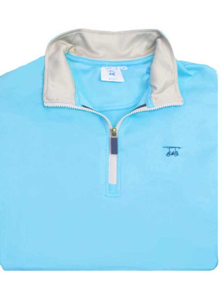 Dogwood Quarter Zip- Bell for wholesale by Bald Head Blues
