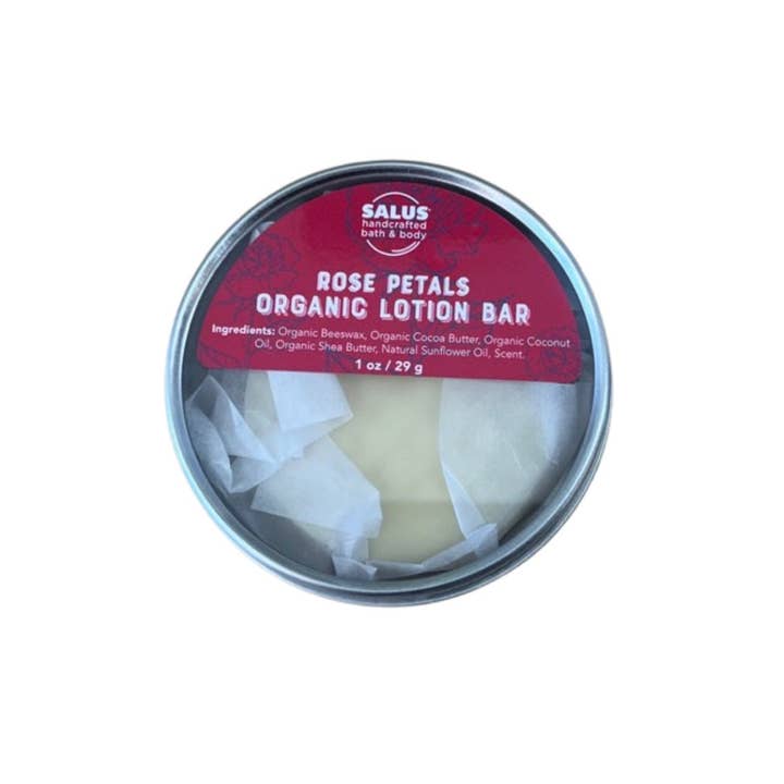 Organic Lotion Bar: Rose Petals for wholesale by Salus