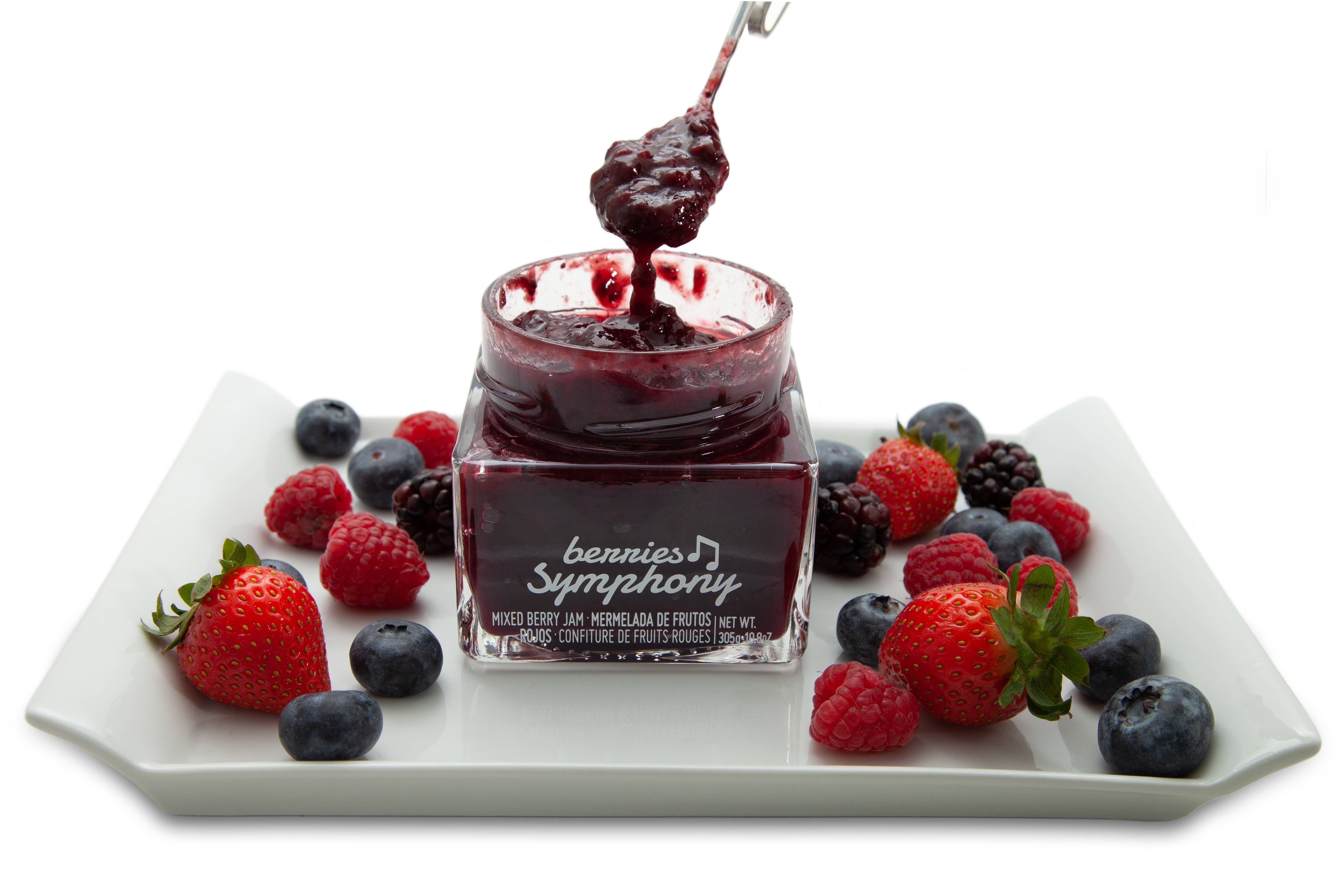 LoRUSSo - Venta al por mayor Mermelada/gelatina - Mermelada ecológica artesanal de frutos rojos 85% fruta 305g5