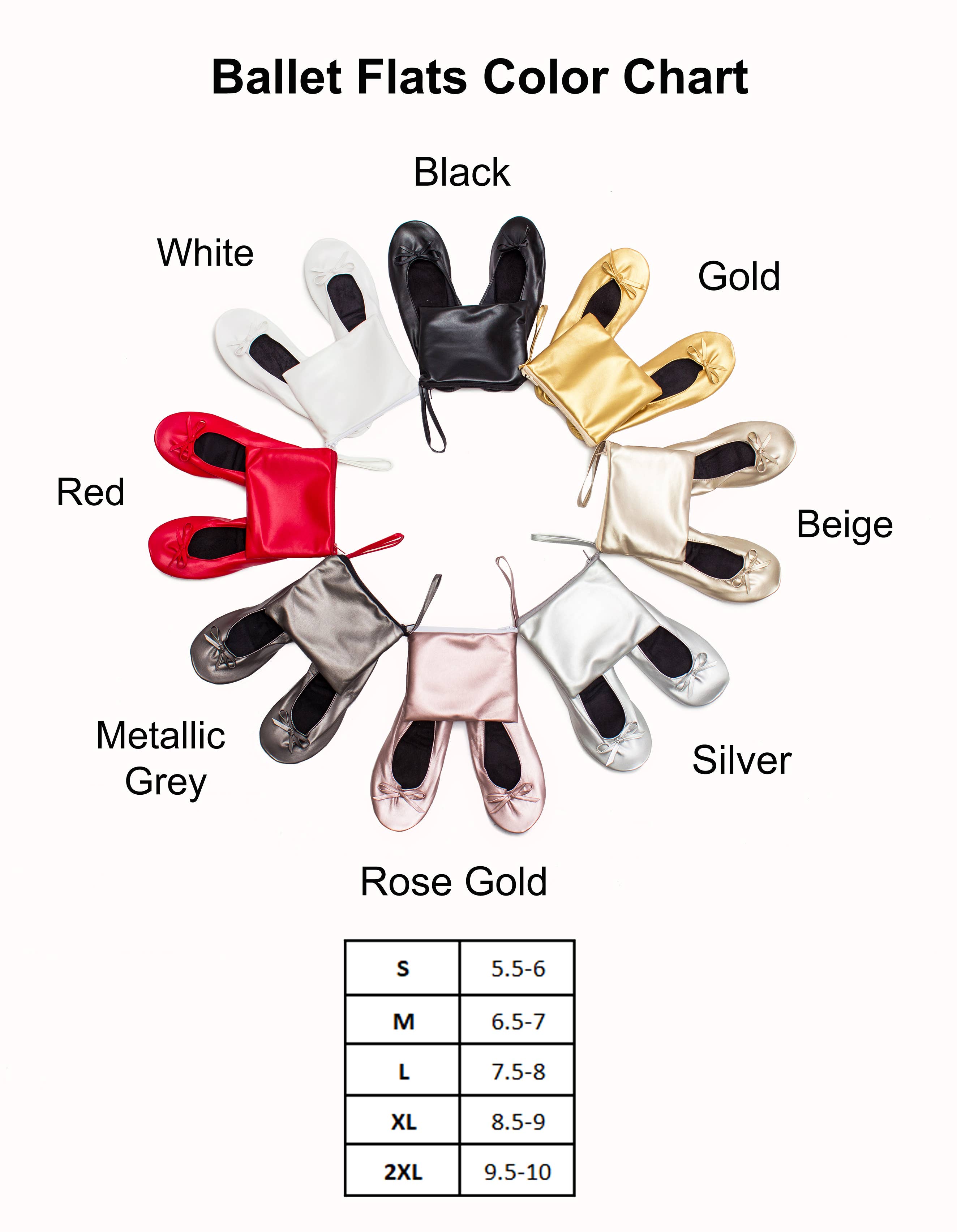 Sisters G Kids - Wholesale Flats/Loafers - Unisex - Wholesale Ballet Flats with Matching Pouch 8