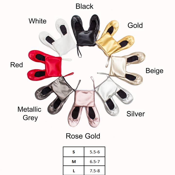 Sisters G Kids - Wholesale Flats/loafers – Unisex - Wholesale Ballet Flats with Matching Pouch 8