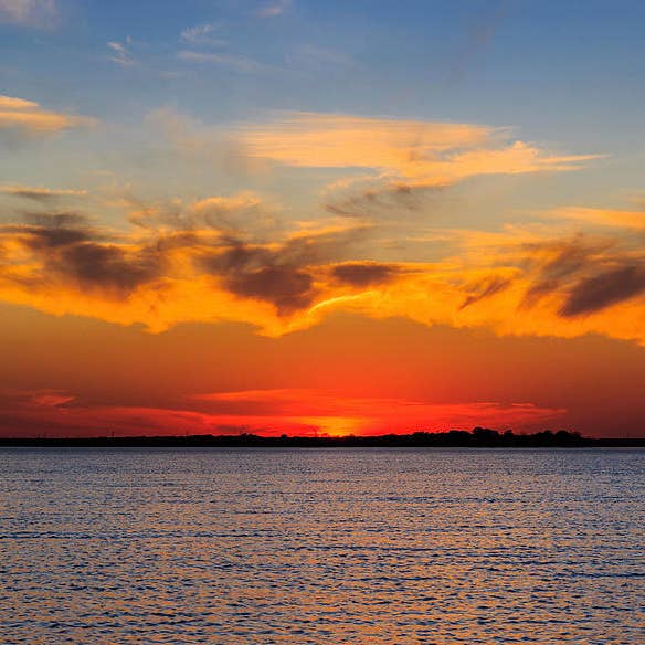 Texas Lake Sunsets Fine Art Print TLS181 for wholesale by Breaking Rules Photography