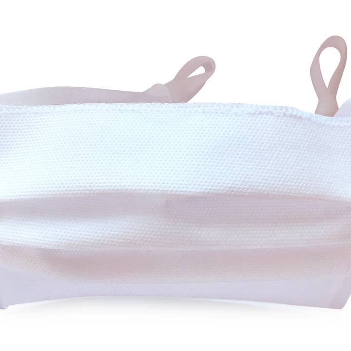 Set of White Adult Masks: Cotton for wholesale by CARALI / MYC Paris