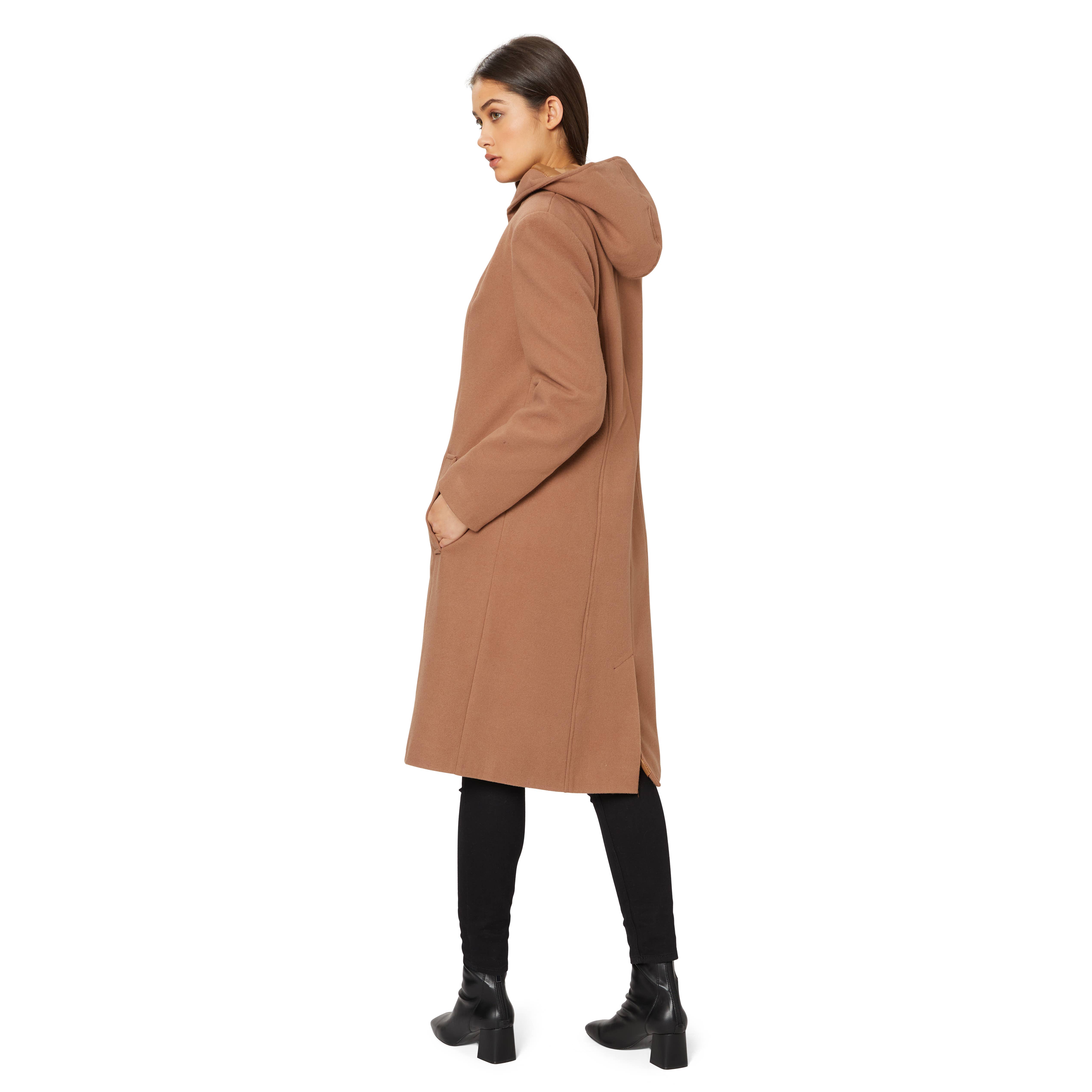 Anastasia - Vente Manteau – femme - Manteau d'hiver à capuche en fausse laine Anastasia Fashions13