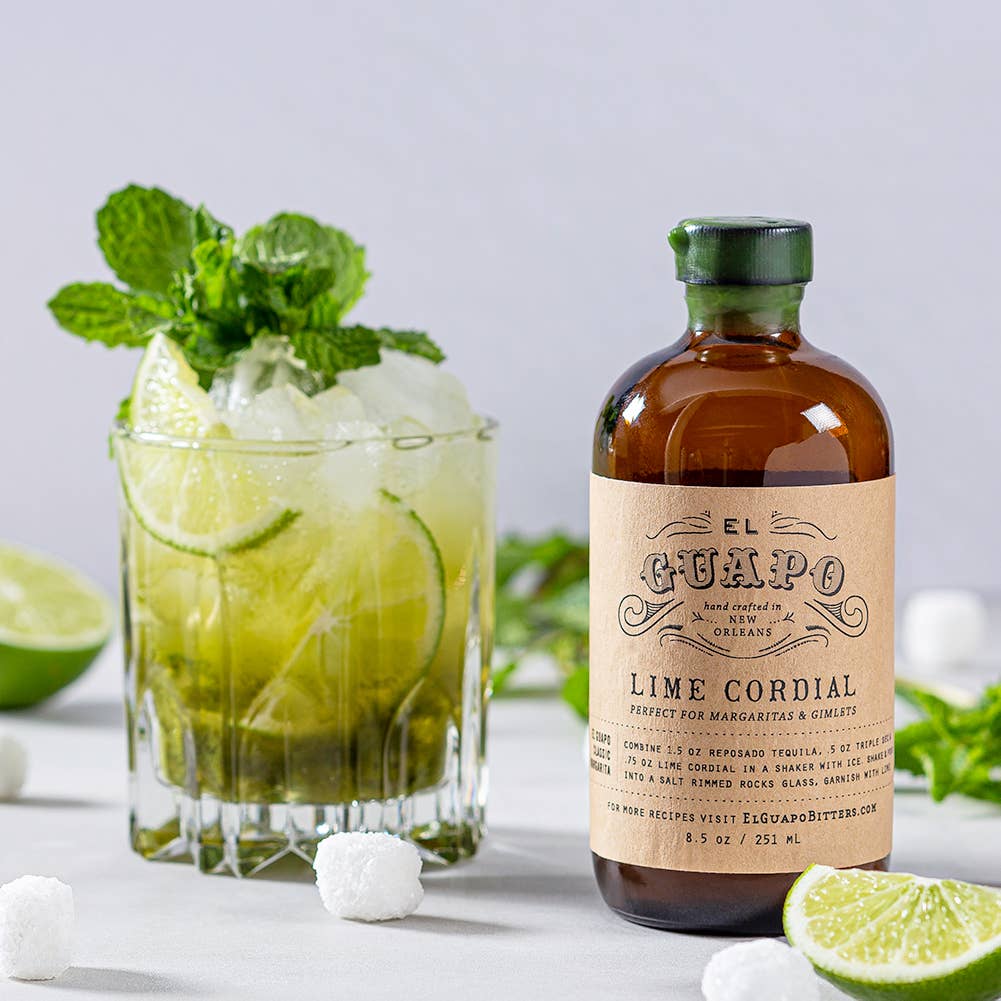 El Guapo - Wholesale Cocktailmix/siroop - Siropen: Limoen Cordial - Natuurlijke Alternatief voor Rose’s Lime2