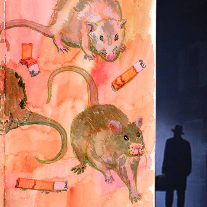 Refuge Studios Iowa City - Wholesale Art Print - CigaRat Giclée Print2