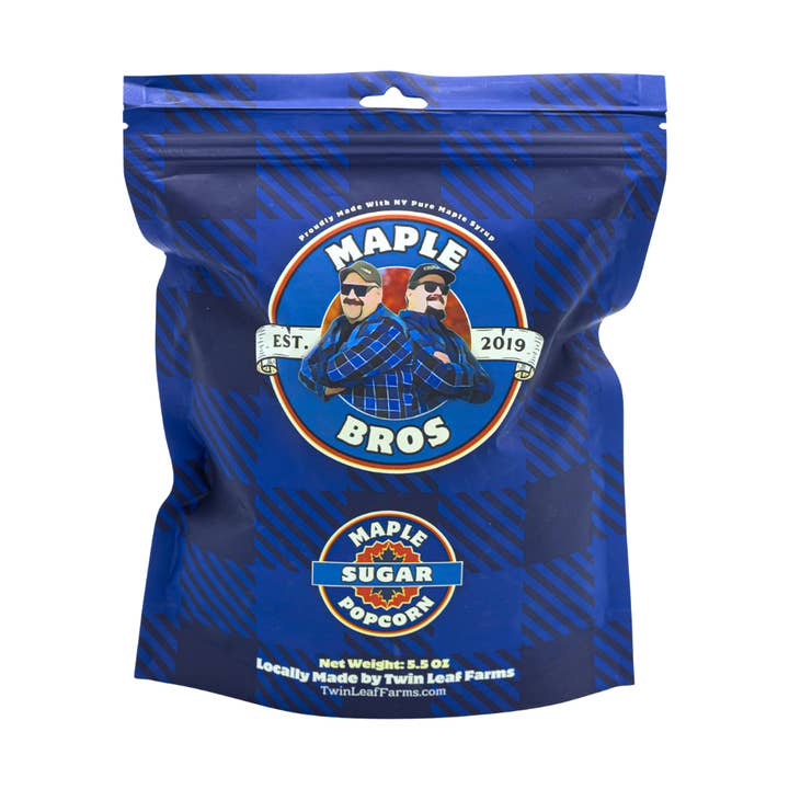 Maple Bros Maple Suiker Popcorn voor wholesale door Twin Leaf Farms