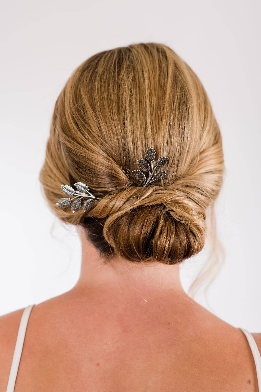 A Pocket of Posies - Wholesale Bobby Pin - Women's - Silver Branch Bobby Pins - Set of two pins4