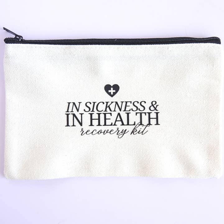 Where There Is Love - Wholesale Pouch - Unisex - Wedding Hangover Recovery Kit Bags | In Sickness & In Health