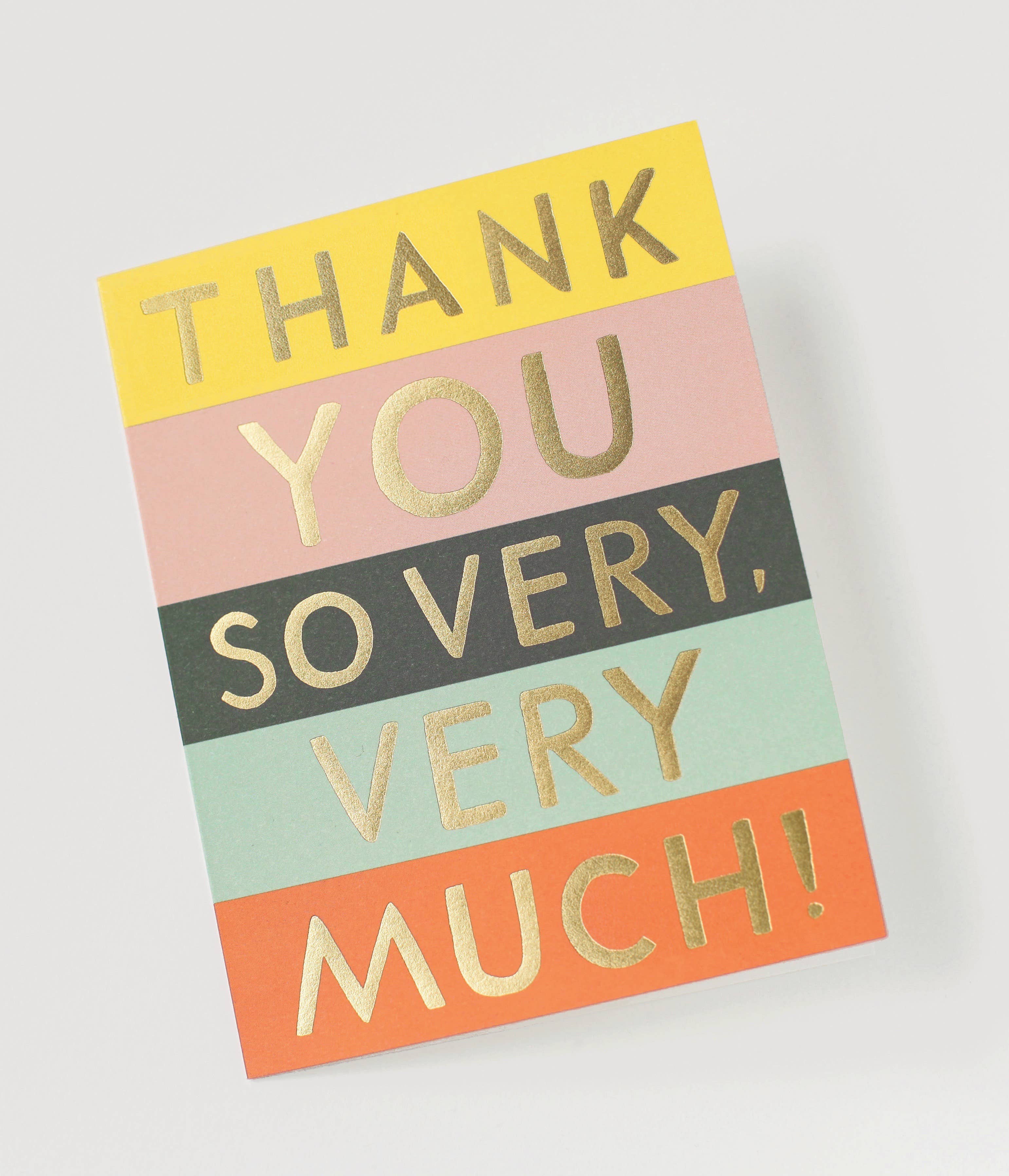 Rifle Paper Co. - Wholesale Thank You Card - Color Block Thank You Card1