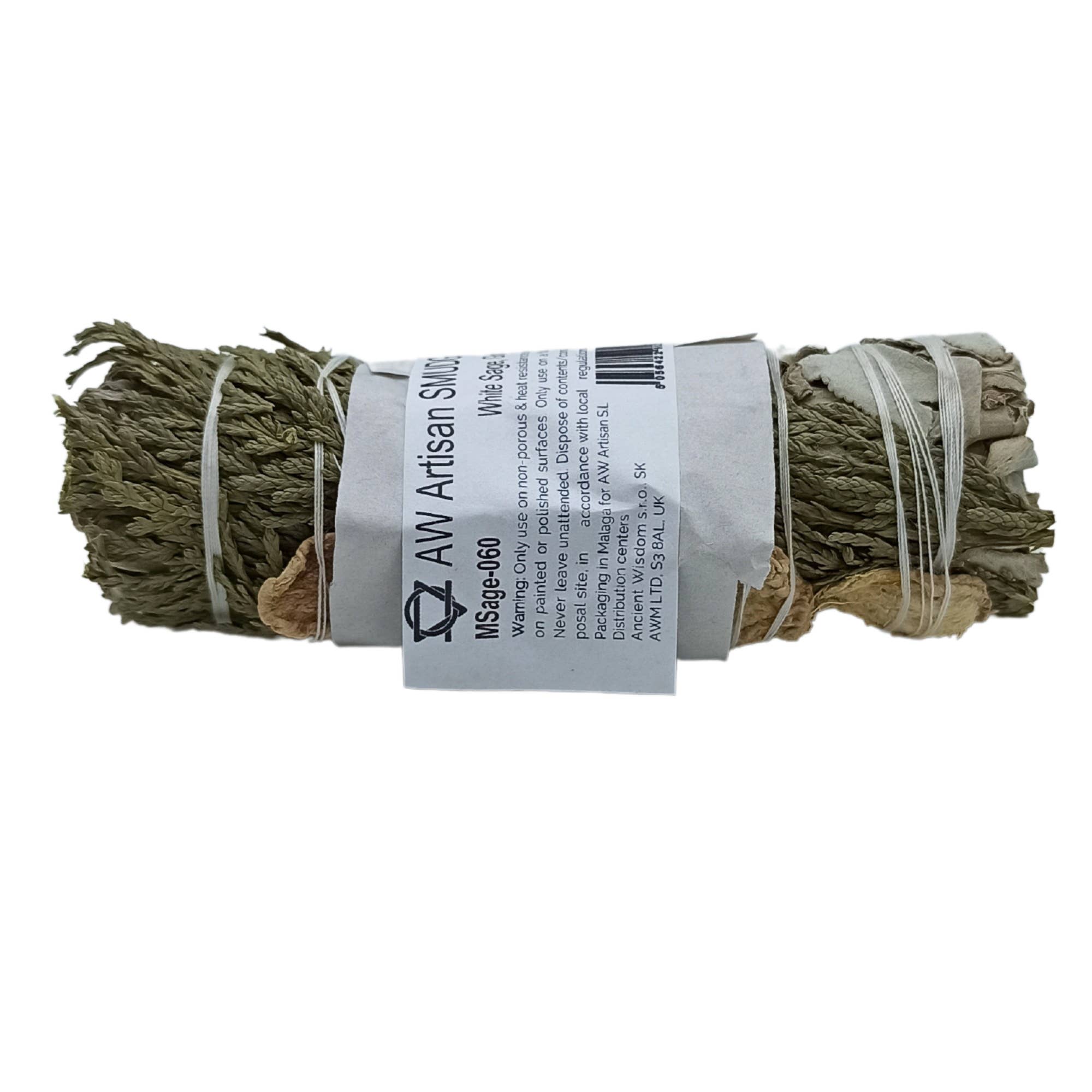 Cristaux & Bien-Être - Wholesale Sage Bundle - Smudge stick - White sage, ginger, and cedar0