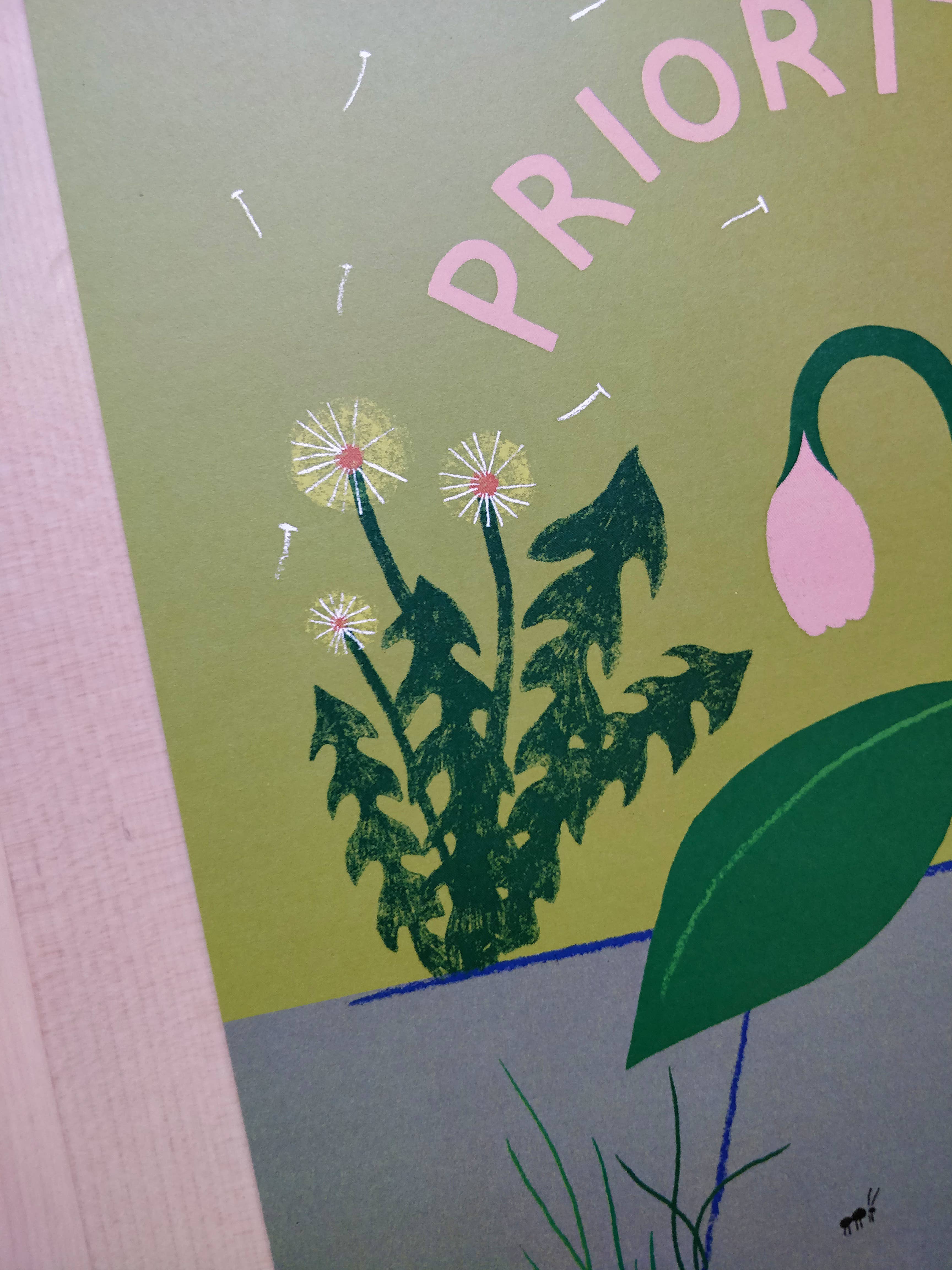 Lucy Scott Illustration - Wholesale Art Print - Prioritise Peace Print, Mindful Wellbeing Wall Art2