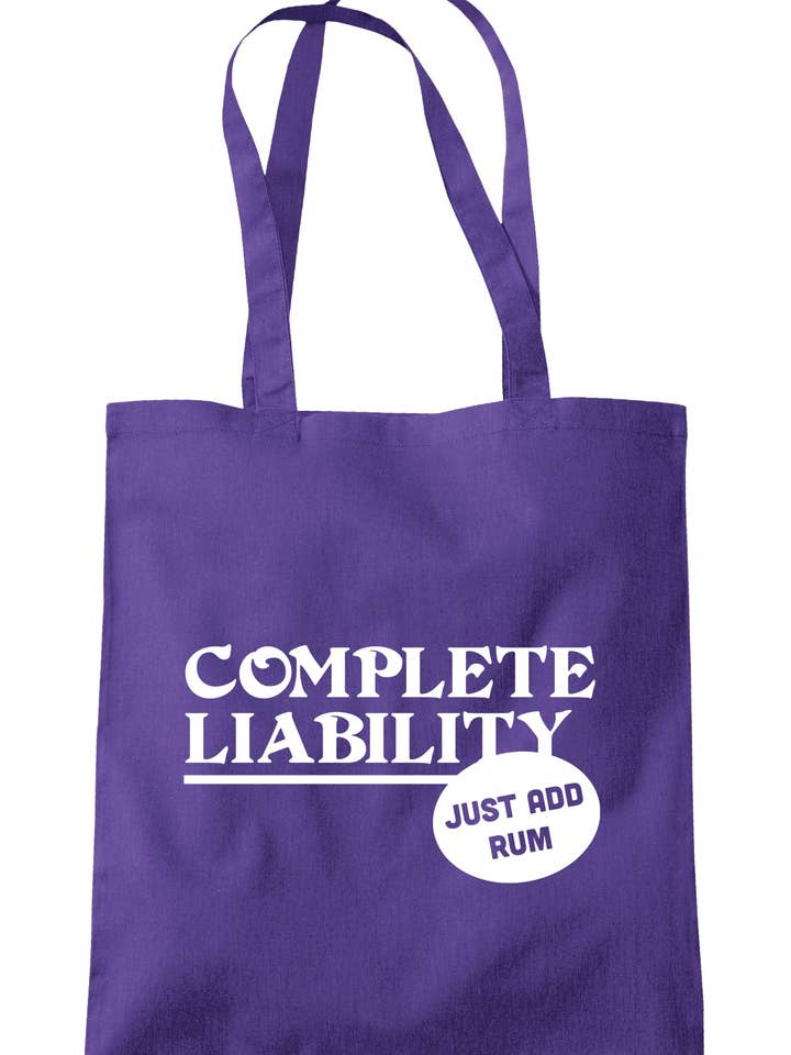 Komplet ansvar bare tilføje Rum Tote Bag A0121 for engroshandel hos Illustrated Identity