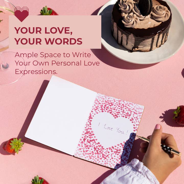 Heartspace Cards - Wholesale Valentine's Day Card - Handmade Bamboo Valentines Day Cards | Classic Hearts2