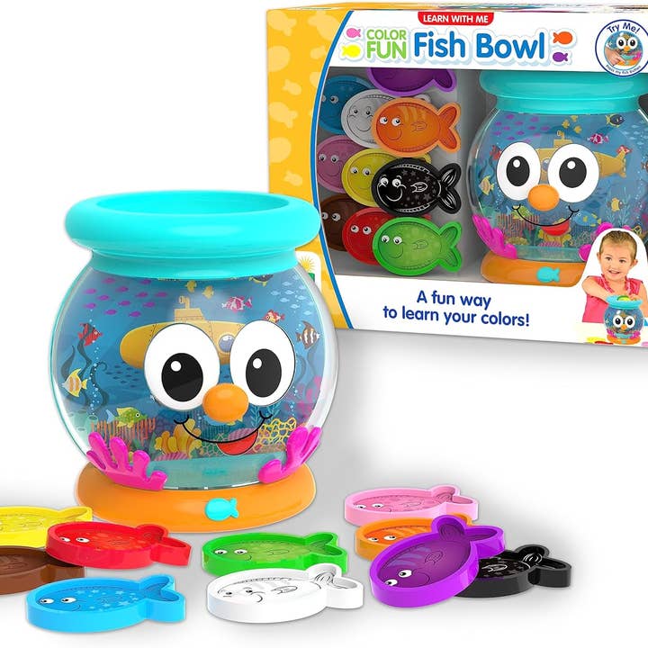 The Learning Journey - Vente Lot de jouets – enfant - Apprenez avec moi — Bol à poissons Color Fun