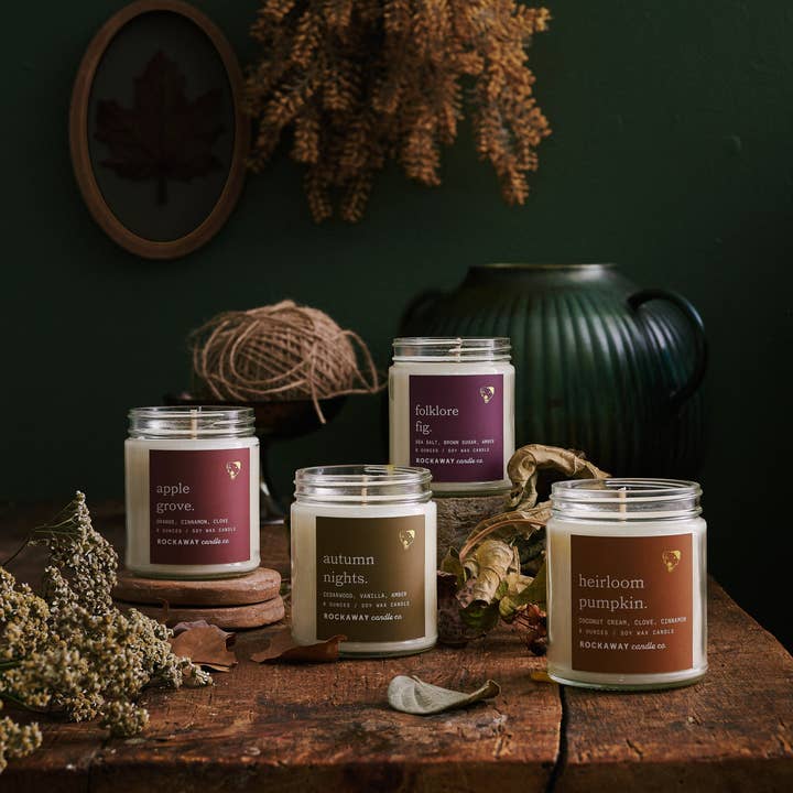 Fall Candle Bundle for wholesale by Rockaway Candle Co