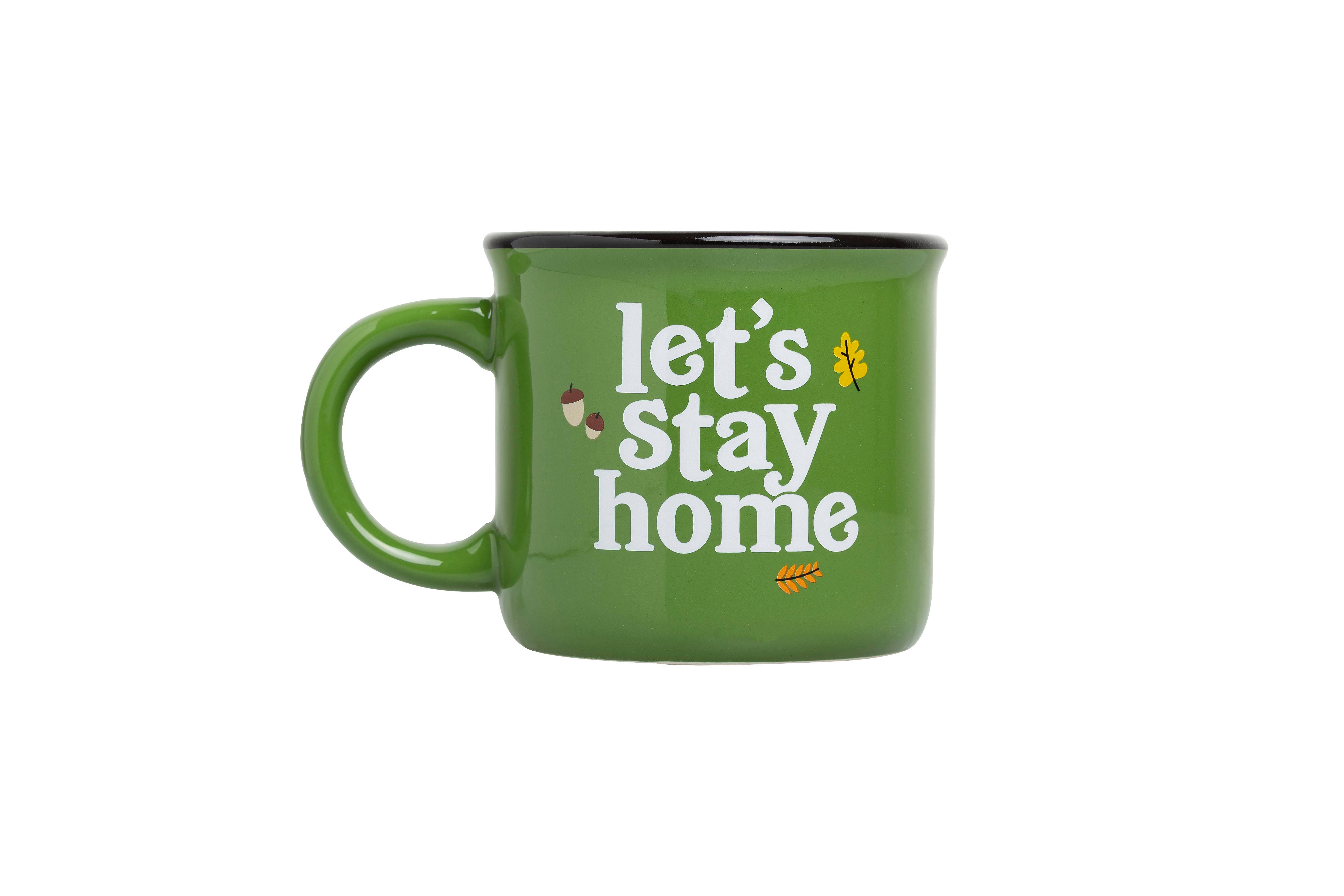 Pearhead - Wholesale Coffee Mug - Let's Stay Home Festive Fall Camper Mug