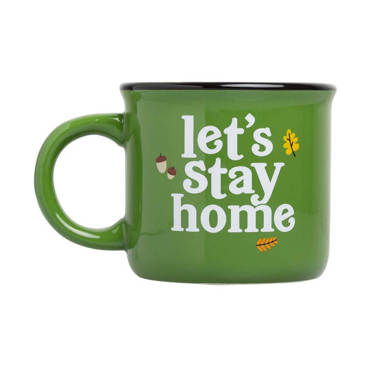Pearhead - Wholesale Coffee Mug - Let's Stay Home Festive Fall Camper Mug0