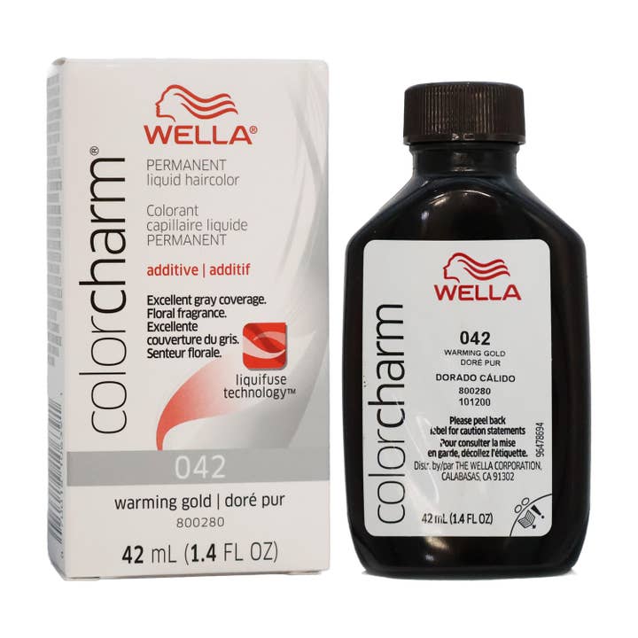 Breloque Wella Color 042 dorée, 1,4 oz. pour la vente par KT Supply