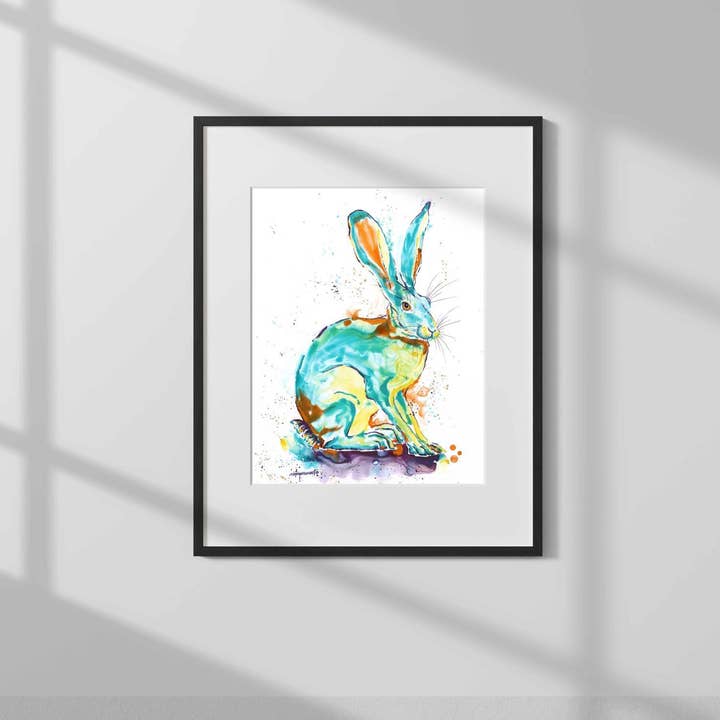 Imprimer - Electric Hare No. 2 pour la vente par nguyen musto artworks