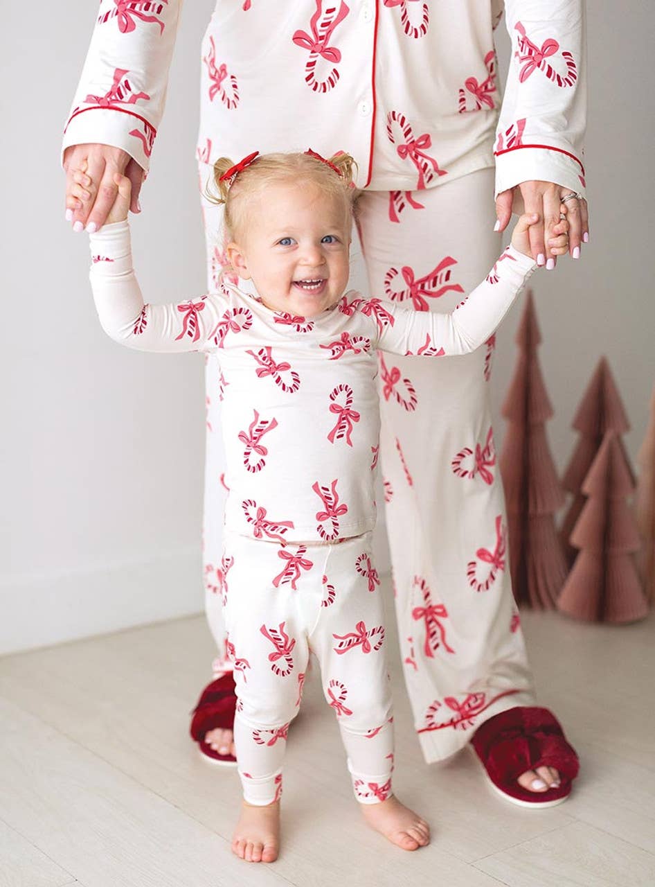 Stephan Baby by Creative Brands - Wholesale Sleepwear Set - Kids - 2 PC PJ Set - Candy Canes3