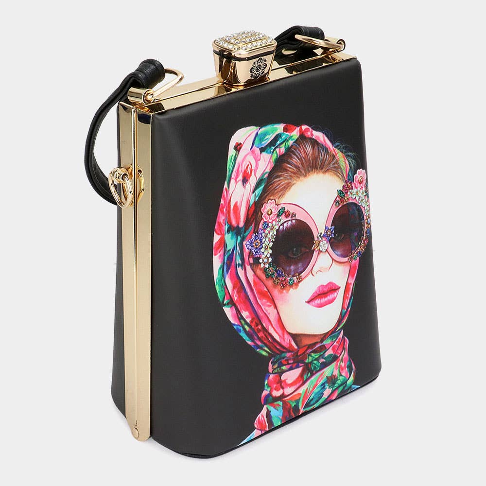 Sensibling Corp. – wholesale Top handle bag – women's – Lady Printed Top Handle Mini Bag / Crossbody Bag
9