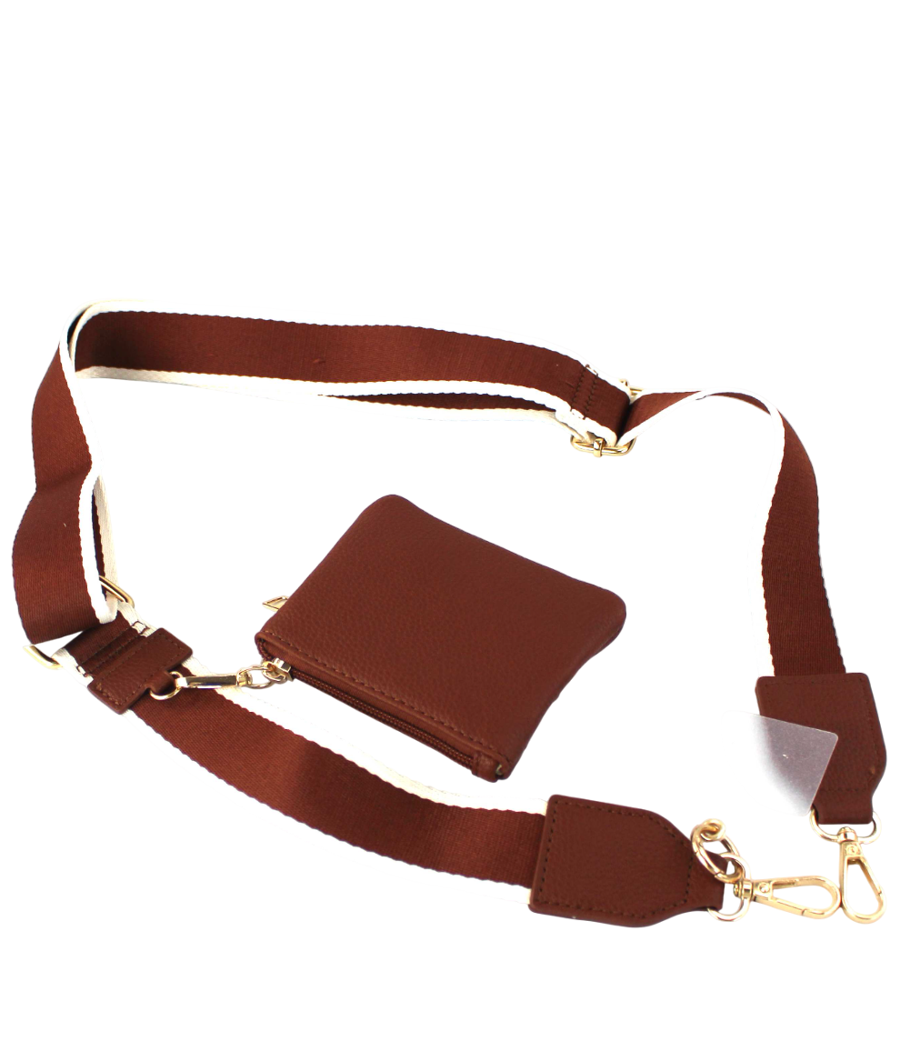 AR New York - Wholesale Crossbody Bag - Women's - C001 - Stripe Clip & Go Crossbody Strap with Pouch7