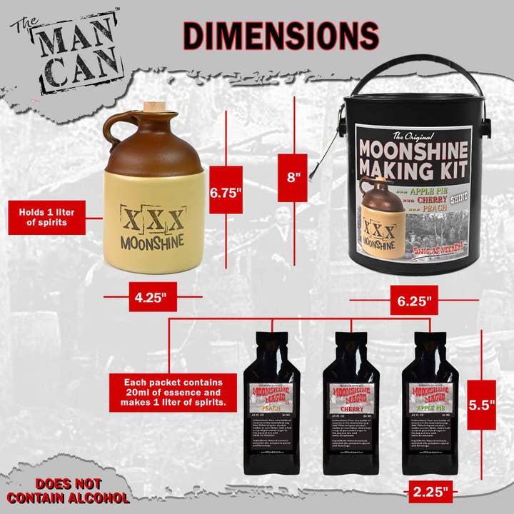 ThousandOaksBarrelCo. - Wholesale DIY Drink Kit - Moonshine Making Kit | Gift for Guys | Father's Day Gift4