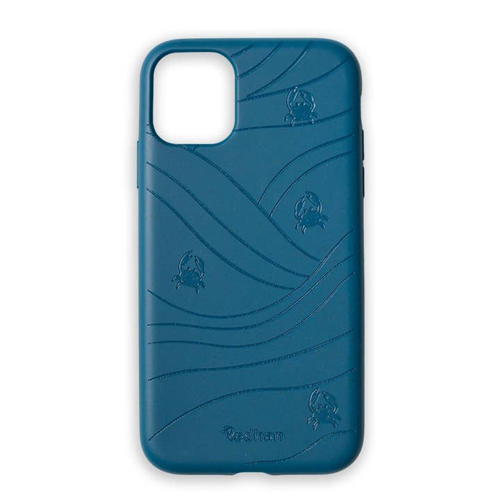 Redhan - Wholesale Phone Case - Unisex - Biodegradable and Eco-friendly Phone Case in Navy Blue Crabs1