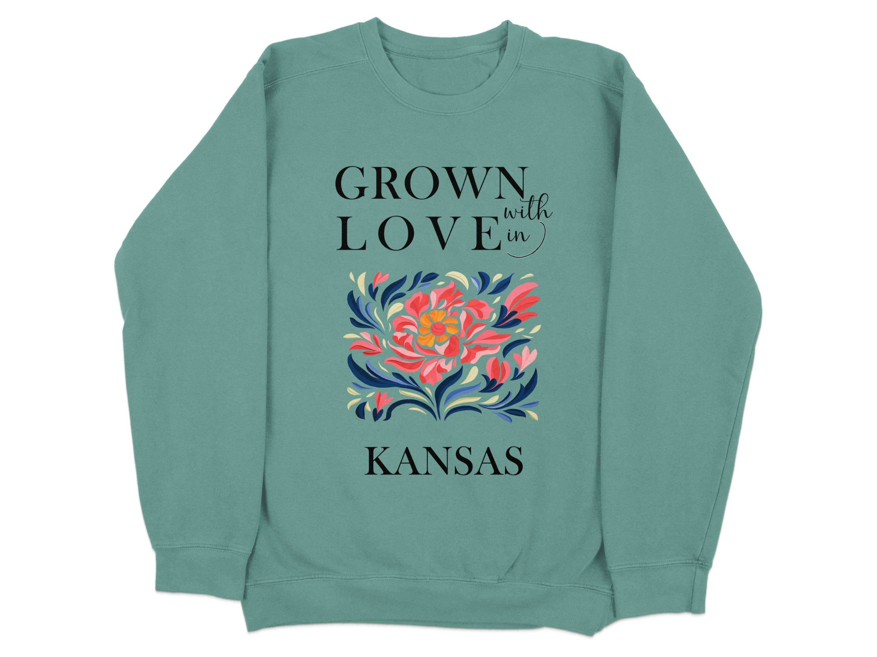 Soil Comforts – wholesale Graphic sweatshirt – Unisex – Kansas Floral Matisse Sweatshirt3
