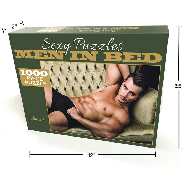 Little Genie Productions - Vente Puzzle – adulte - ***VENTE*** Puzzle sexy pour hommes au lit - Antonio
