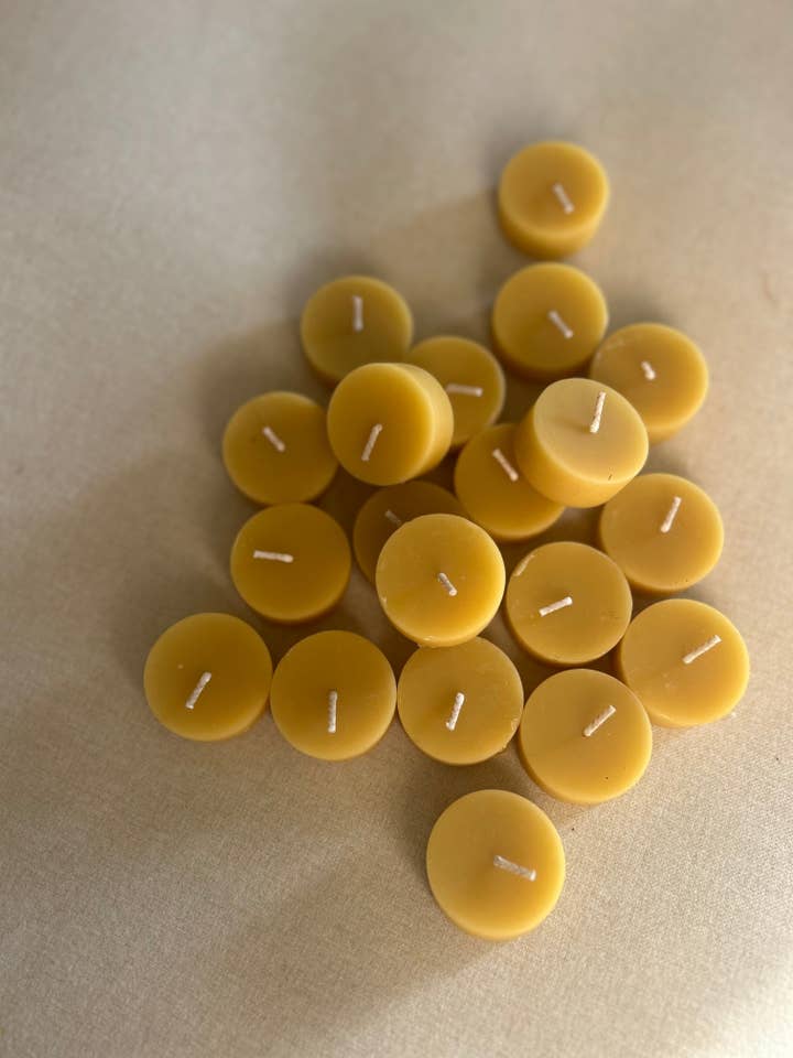 Bulk Loose Tea Light Candles for wholesale by Busy Bees Candle Co.