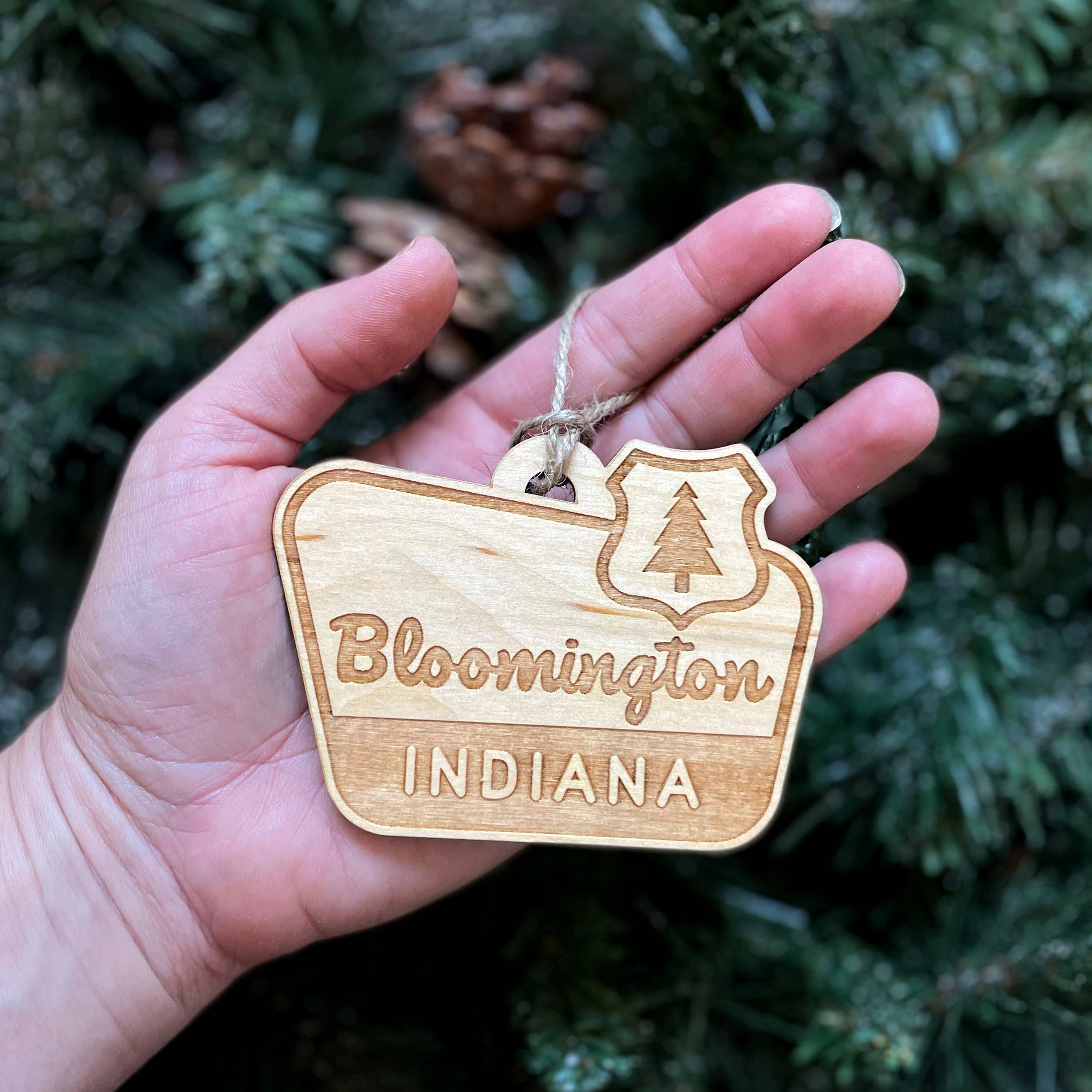 Blue Studio Creative - Wholesale Ornament - Customized Town Sign Ornament. Personalized For Your Town!1