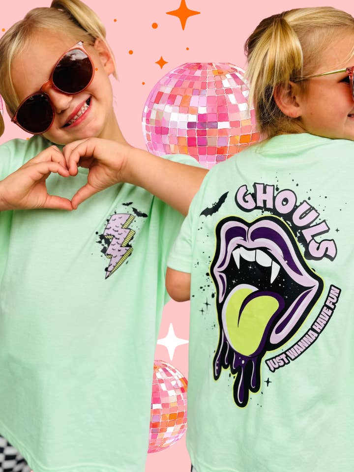 Ghouls Just Wanna Have FUN - Neo Mint - Youth & Adult for wholesale by THE LATTIMORE CLAIM