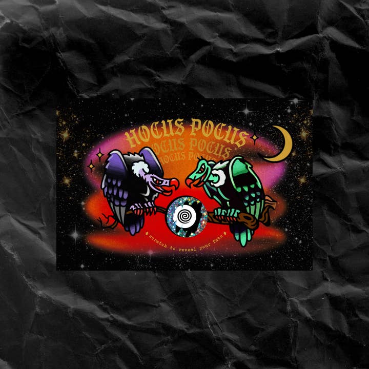 Cosmic Butcher - Wholesale Everyday Greeting Card - HOCUS POCUS Magic Scratch Off Fortune Card | Witchy Gifts3