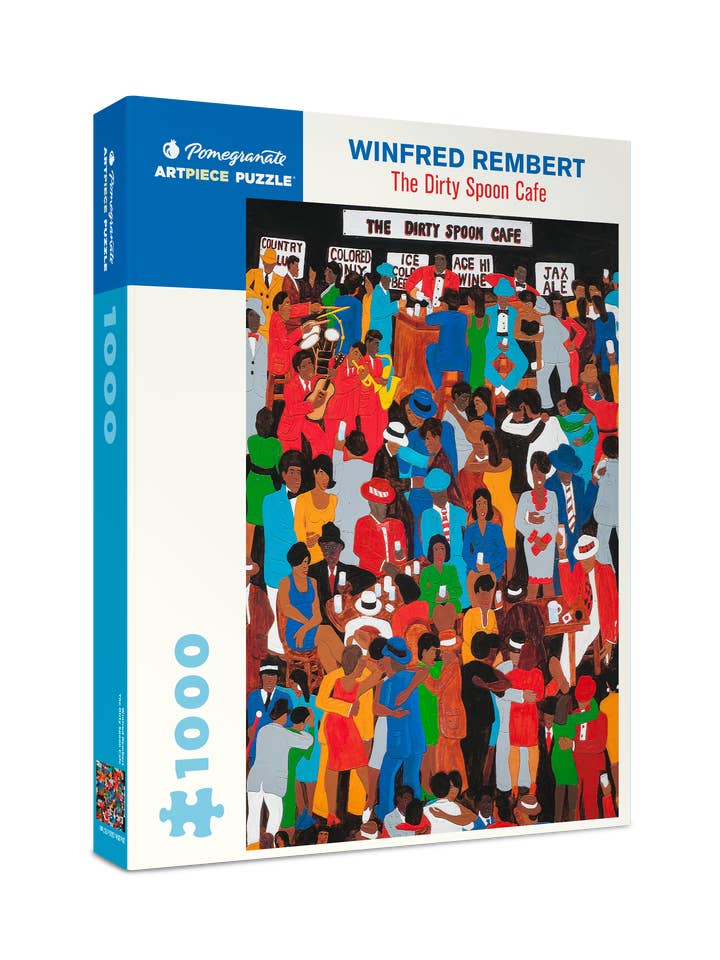 Winfred Rembert: The Dirty Spoon Cafe 1000-Piece Jigsaw Puzzle for wholesale by Pomegranate