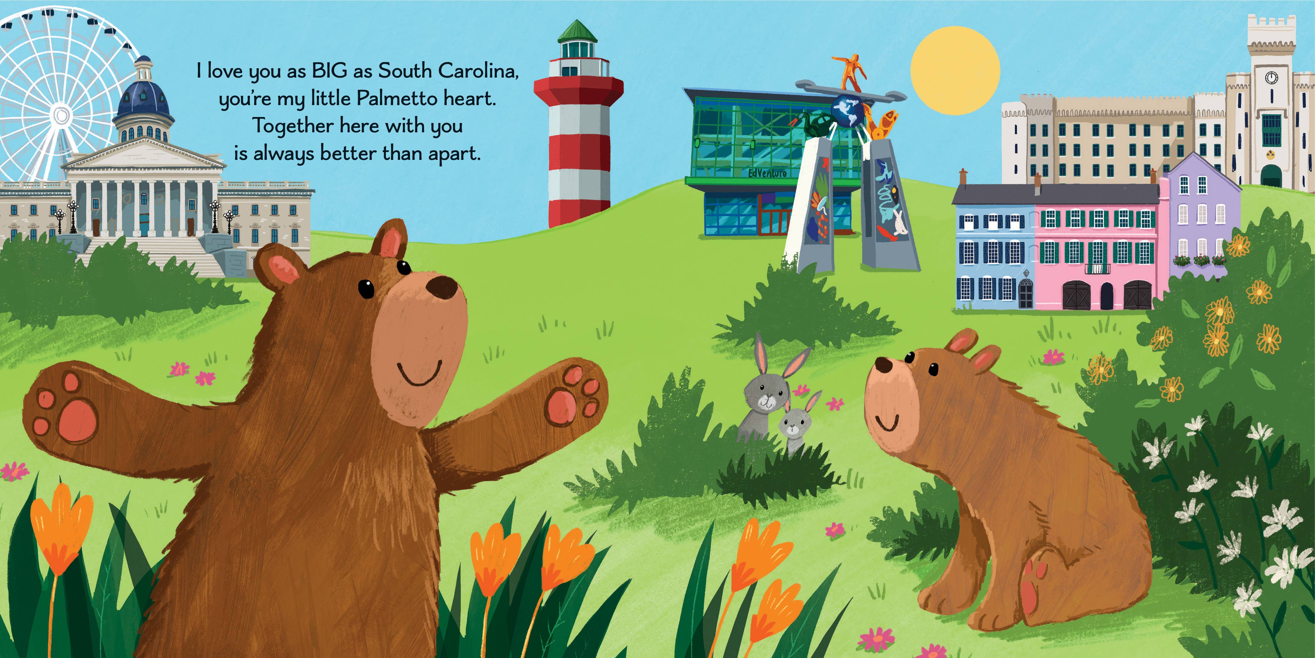 Sourcebooks - Wholesale Baby & Toddler Book (0-2) - I Love You as Big as South Carolina1