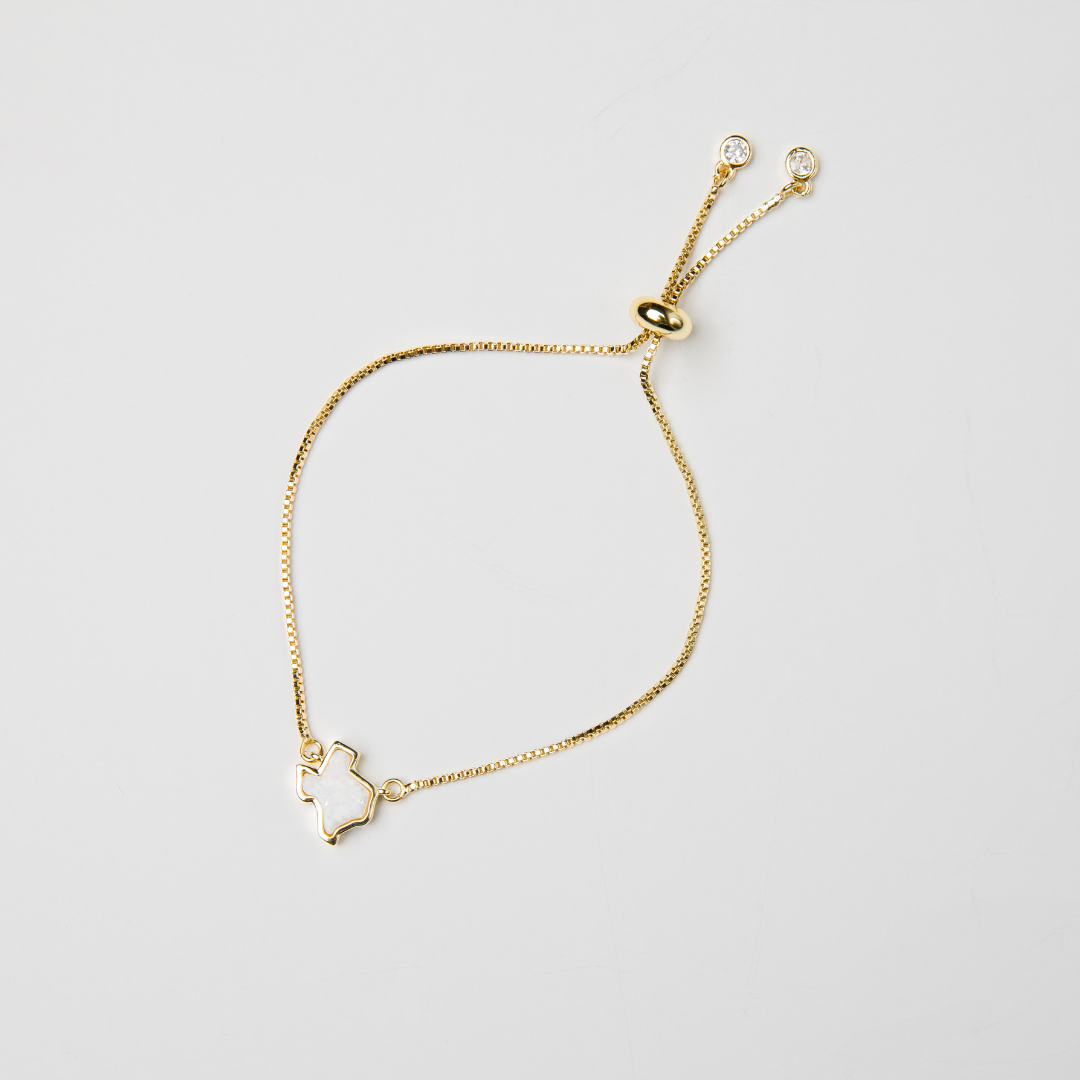 Brenda Grands Jewelry – Großhandel Armband mit Charms/Anhängern – 18K Gold Opal Texas Armband2