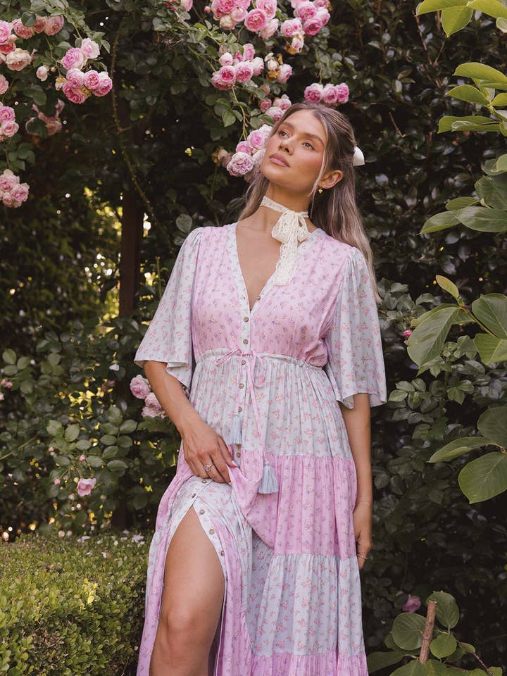 Coven and Co - Wholesale Dress – Women's - Picnic Gown ~ Cottage Periwinkle0