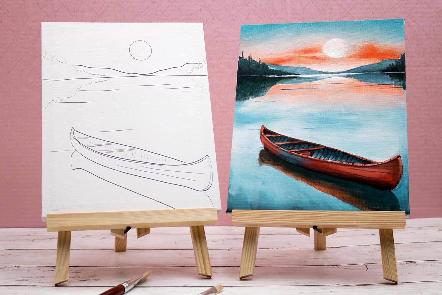 The Artist's Nest - Vendita all'ingrosso Set da disegno - Bambini e neonati - Set di Tele Pre-disegnate Guidate - Viste Vol. 19