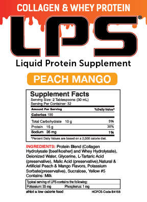 Nutritional Designs, Inc. - Wholesale Protein/Superfood Powder - LPS - Liquid Protein Supplements - 15grams Protein/Serving16