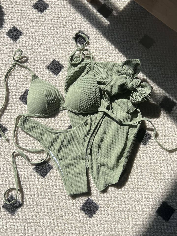 HIDDENBRAND - Wholesale Two Piece Swimsuit - Women's - High Waisted Sexy Swimsuit Bikini Three Piece Swimsuit5